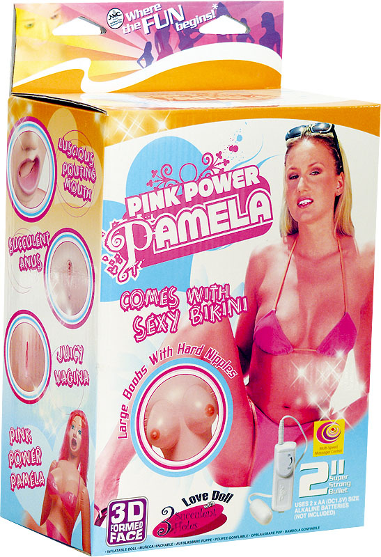 Pink Power Pamela with Sexy Bikini