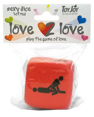 LOVE 2 LOVE SEXY DICE RED