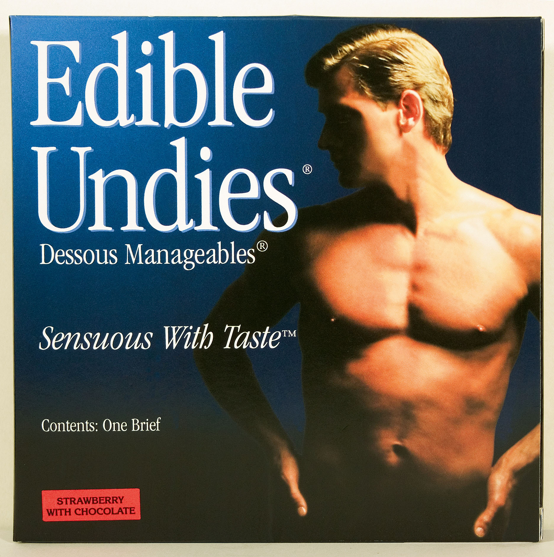 MEN'S EDIBLE UNDIES STRAW/CHOCO