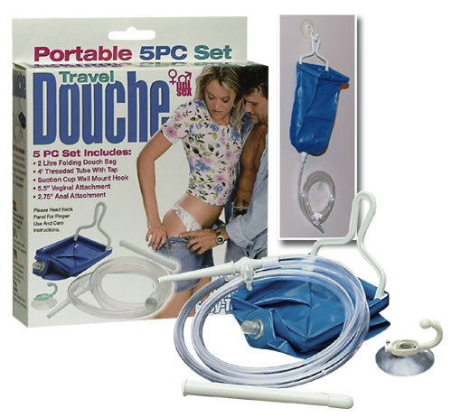 Travel douche