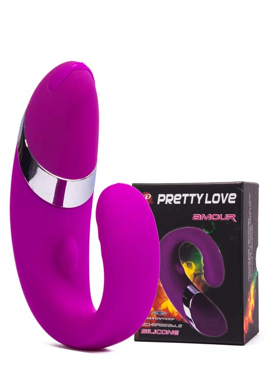 Pretty L. Amour páros vibrátor lila