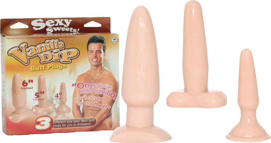 Vanilla anál kúp készlet S-M-L Vanilla anál kúp készlet S-M-L