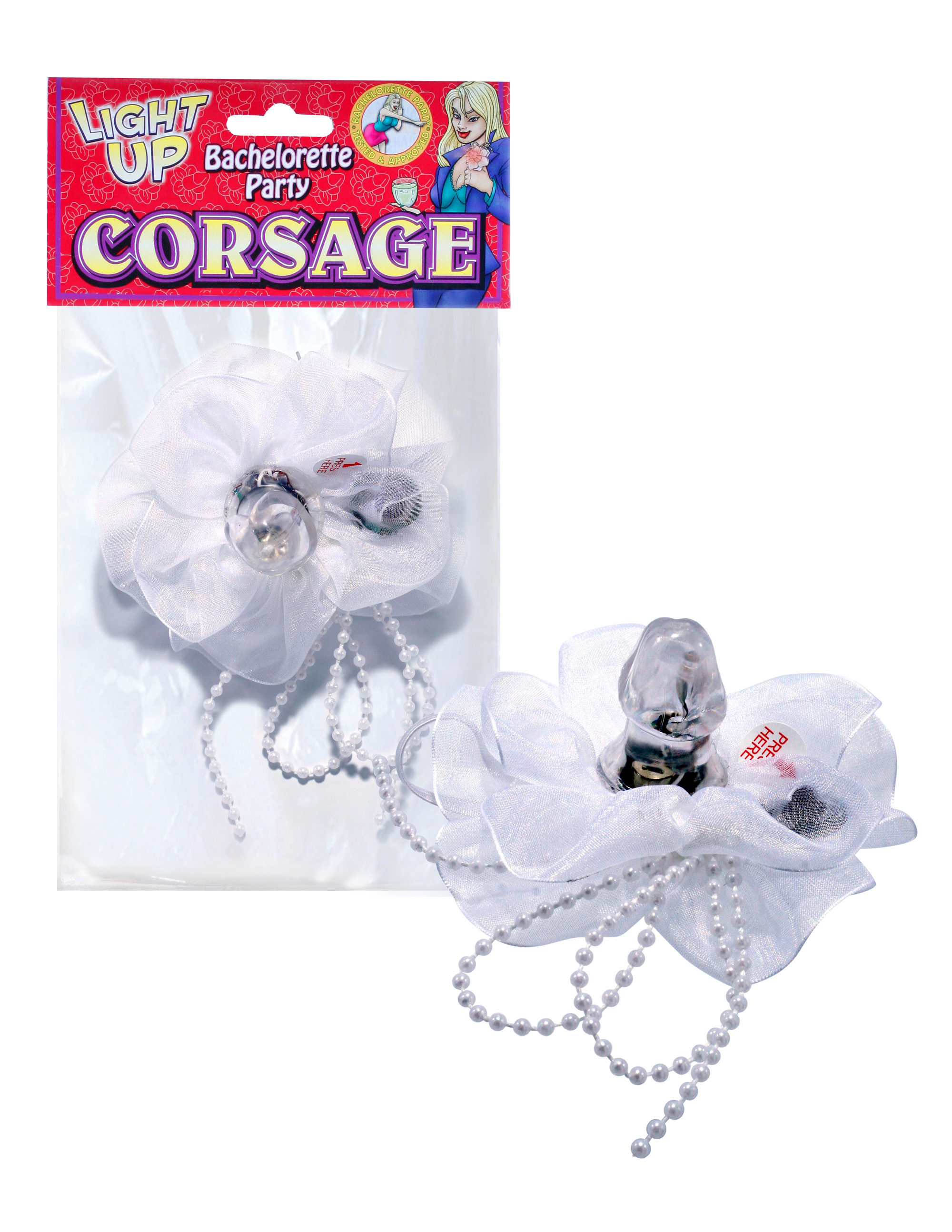 LIGHT UP BACHELORETTE CORSAGE