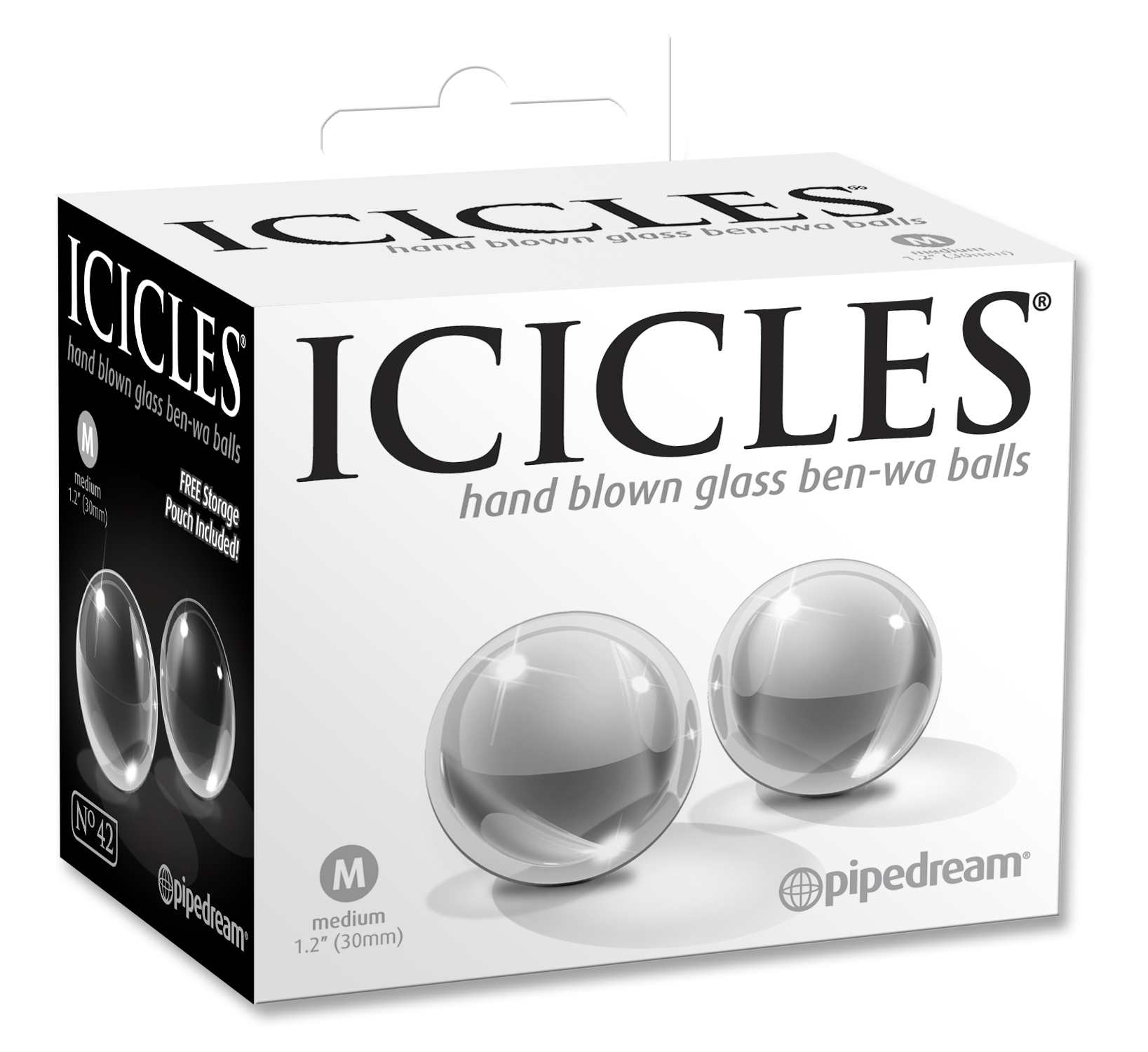 Icicles medium üveg gésagolyó