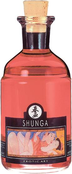 Shunga Afrodiziákum Eper-Pezsgő masszázs folyadék 100 ml