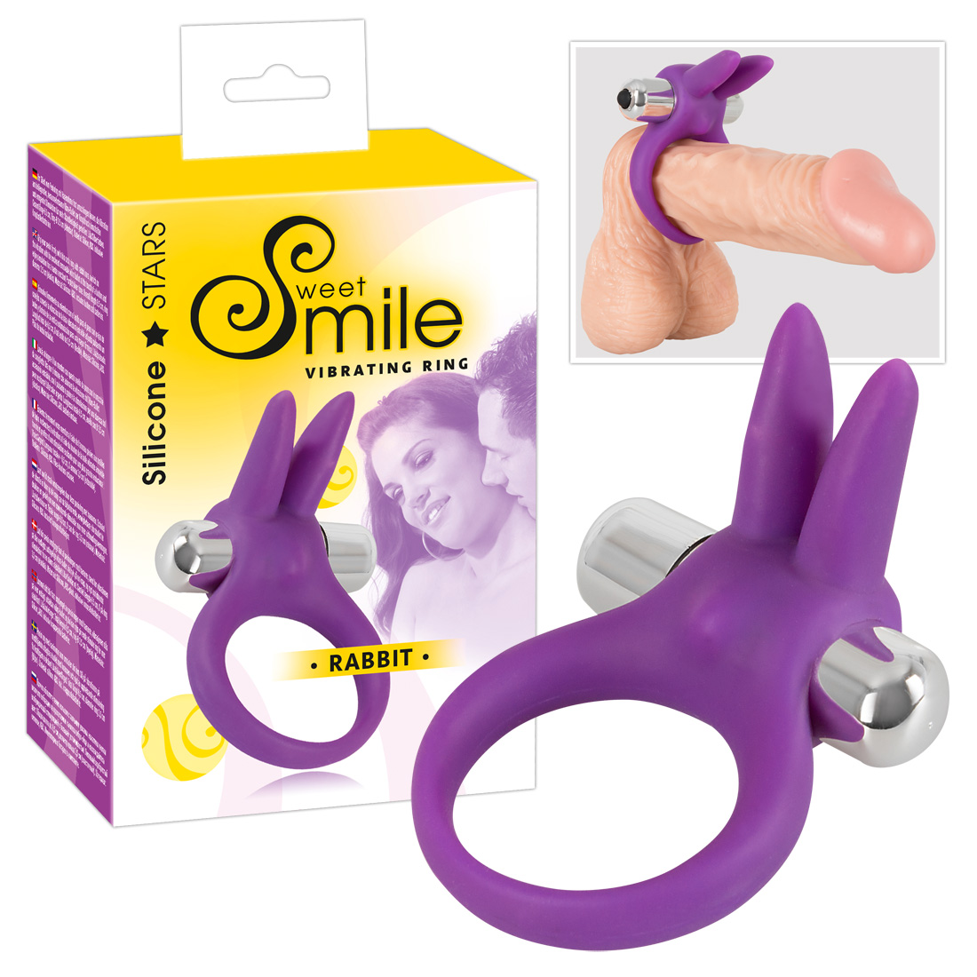 Smile nyulas klitorisz izgató rezgő gyűrű